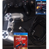 Ps4 Slim Con Marvel Spider Man, Y Spider Man Miles Morales