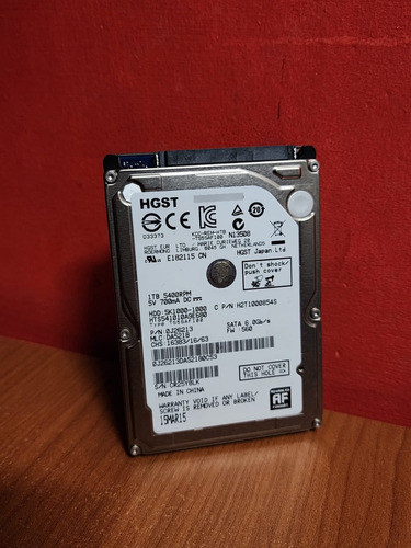 Disco Duro Interno Hgst Hitachi 1 Tb 5k1000 Hts541010a9e680