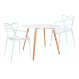 Combo Comedor Eames Mesa Y 2 Sillas Master 