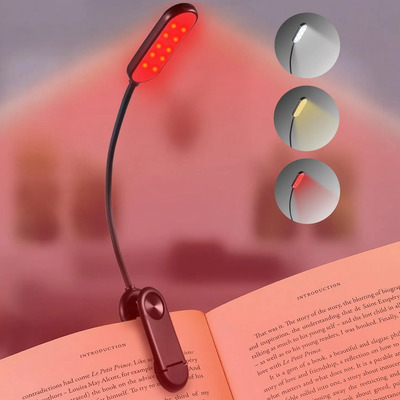 Luz De Libro Roja De 625 Nm [paquete De 1], Sin Luz Azul, Re