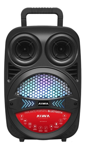 Parlante Bt Portátil Aiwa - Aw-p240d-sn 2500w Color Negro