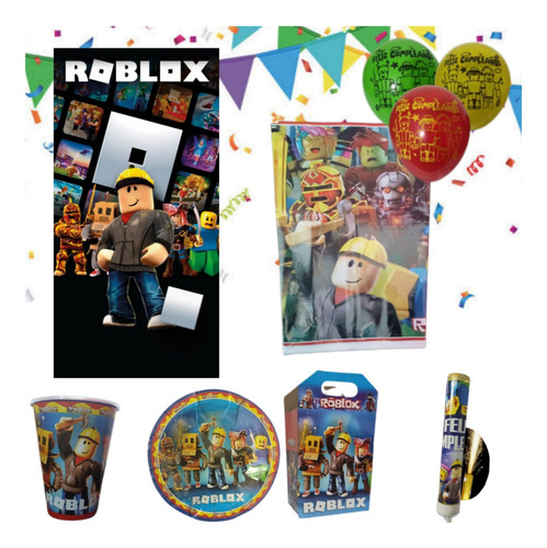 Roblox Artículos De Fiesta Paquete Para 20 Personas