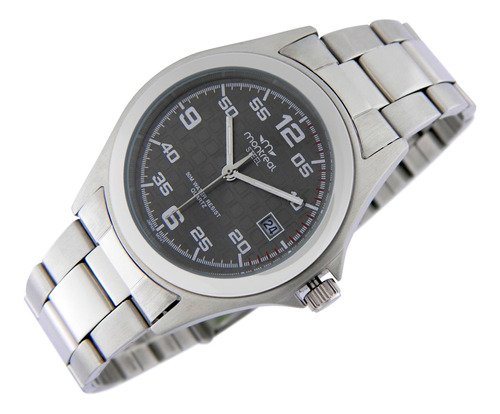 Reloj Montreal Hombre Ml632 100% Acero Inox. Calendario