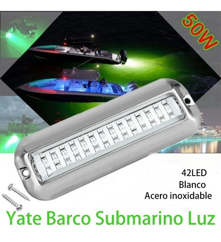 42 Luces Led Blancas Ip68 Lámparas Sumergibles Para Barcos