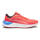 Zapatillas Puma Electrify Nitro 3 Mujer Running Rojo