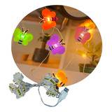 Luces Decorativas Led Rgb Guirnalda Adorno Abeja Usb 2m