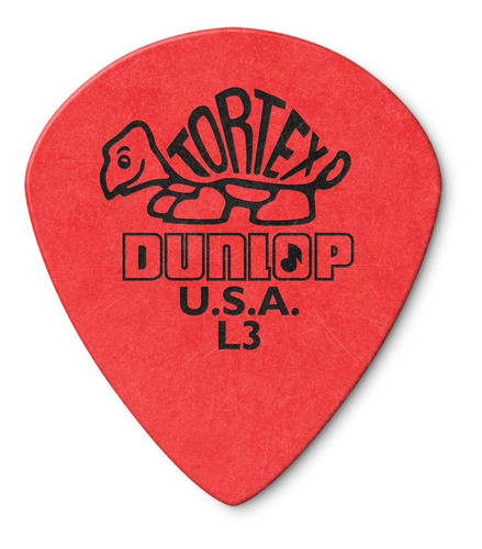 Uñetas Jim Dunlop 472rl3 Tortex Jazz Iii Bolsa X36u