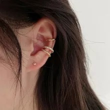 Aros Delicados Falsos Sin Piercing Para Mujer, Accesorio De