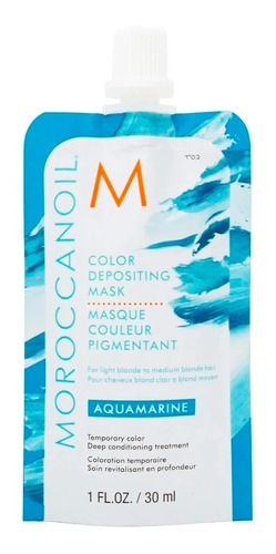 Moroccanoil Mascara Color Temporal Nutritiva Aquamarine 30ml