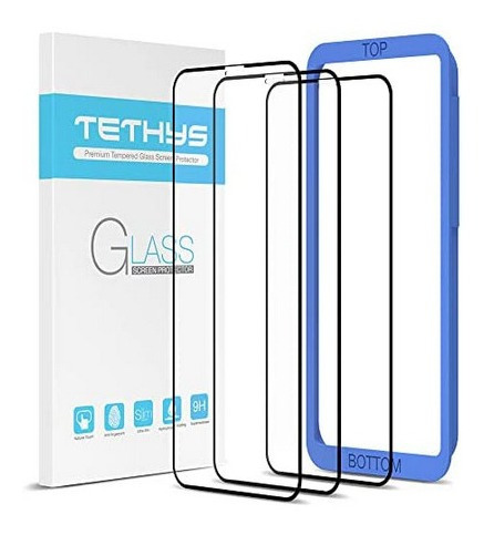 Tethys Protector De Pantalla  Vidrio  Para iPhone 11 Pro/ Xs