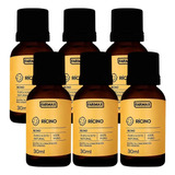 Kit 6 Óleo De Rícino Natural Farmax 100% Puro 30ml