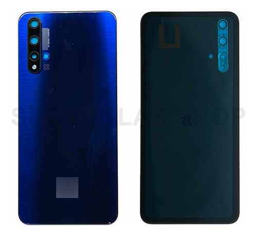 Tapa Trasera Con Cristal Cámara Para Huawei Nova 5t Azul