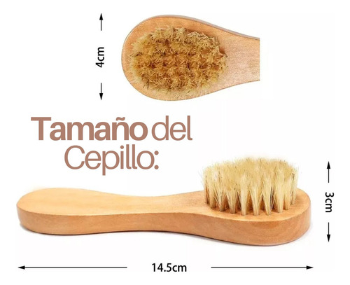 Set Cepillo Facial Y Cepillo Corporal Ovalado Exfolia Full