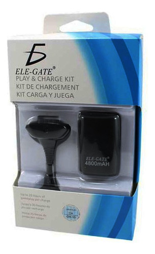 Kit Carga Y Juega Para Control Xbox 360 Batería 4800mah