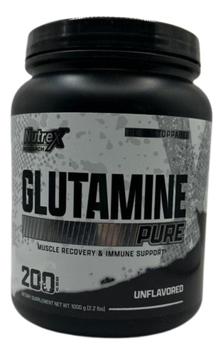 Glutamina Nutrex Glutamine Drive 1000g 200 Servicios