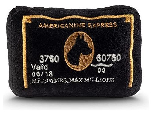 Peluche Para Perro Parodia Tarjeta Negra Americanine Express