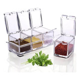 Set 4 Frascos Especieros Frasco Organizador De Condimentos Especieros Condimenteros Organizador Cocina Frascos Especieros Condimenteros Recipientes Para Especies Qatarshop