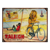 Chapa Publicidad Antigua Bicicleta Bici Raleigh Y236