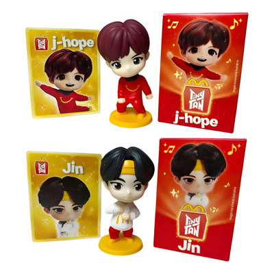 Figuras Tinytan Bts Mcdonald's Jin Y J-hope Edición Especial | Meses sin interés