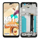 Display Tela Touch Frontal Para LG K41s C/aro Nacional