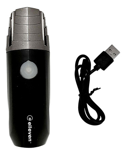 Farol Turbo Lightl Usb 350 Lumens Preto E Cinza Elleven Bike Cor Preto/cinza