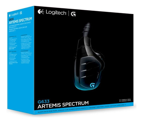 Fone De Ouvido Over-ear Gamer Logitech G Series G633 Artemis