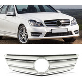 Front Upper Grille Abs Fits Mercedes-benz C Class W204 C Aad