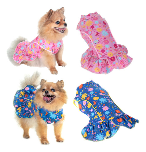 Vestido De Malha Pets Cães Verão Porte Médio A Grande - 06