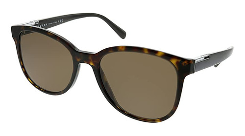 Gafas De Sol Cuadradas Prada Havana, De Plástico