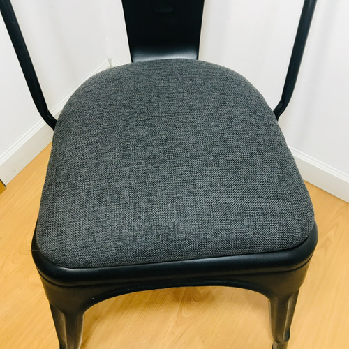 Asiento Almohadón P/silla Tolix Tela Anti Desgarro Base Mdr 