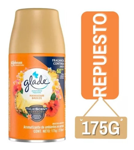 Glade Desodorante Ambiental Repuesto Hawaiian Breeze 270cc