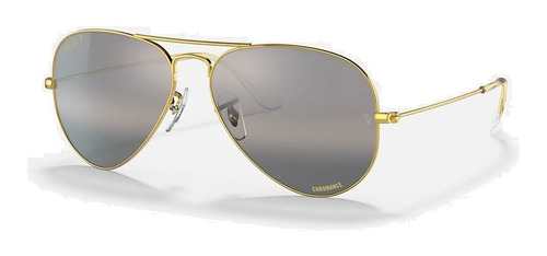 Anteojos Sol Ray Ban Aviator Large Chromance Rb3025-62