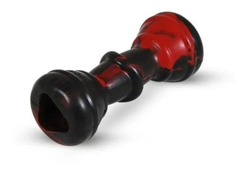 Juguete Premium Perro Rellenable Dogzilla Chewer Dumbell - L Color Negro