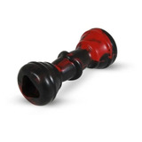 Juguete Premium Perro Rellenable Dogzilla Chewer Dumbell - L Color Negro