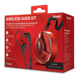 Parlante + Audifono Wireless Audio Kit Rojo Isound - 6922