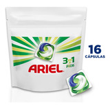 Detergente En Cápsulas Ariel Pods 3 En 1, 16 Unidades