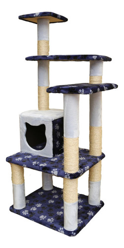 Castillo Torre Rascadores Para Gatos Con Juguetes Accesorios