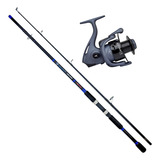 Caña Pesca Variada Pesada Lance 200 Gs + Reel Caster 6000