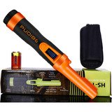 Pantalla Lcd Totalmente Impermeable, Detector De Metales Pi. Color Hs10 Pinpointer Naranja Totalmente Impermeable