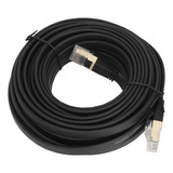 Cable Plano De Conector Rj45 Blindado Cat 8 Lan De Alta Velo