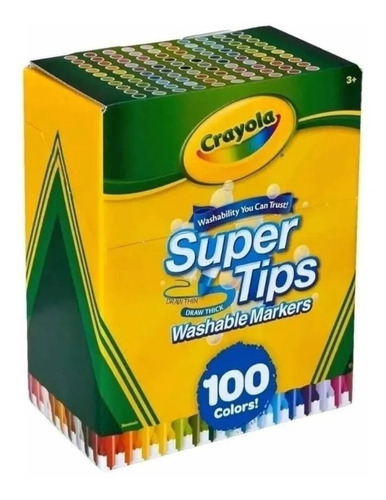 Crayola Supertips, 100 Colores, 100piezas !!