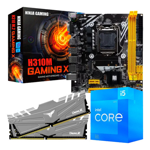 Kit Upgrade Ddr4 - I5 4.4ghz 9 Geração + H310 M.2 + 16gb Ram