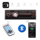 Auto Estéreo Bluetooth Auxiliar Sd Mp3 C/ Remoto Frente Fijo