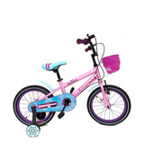 Bicicleta Rodado 16 Frozen Retro Rueditas Bici Infantil Mca