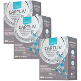 Cartiliv Kit C/3 Colágeno Tipoii Ñ-hidrolizado Equaliv C/180