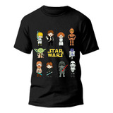 Camiseta Star Wars Infantil Camisa 100% Algodão Roupa Bebê