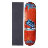 Shape Milk Skateboards Em Maple Com Lixa - 8.0