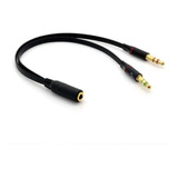 Cable Adaptador 3.5mm Para Audifonos Con Micrófono