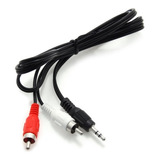 Cable Auxiliar De Audio Rca A Estereo Plug 3.5mm. 1.5mts