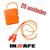 Tapa Oidos Inserción Silicona Y Estuche Insafe X 20 Unidades